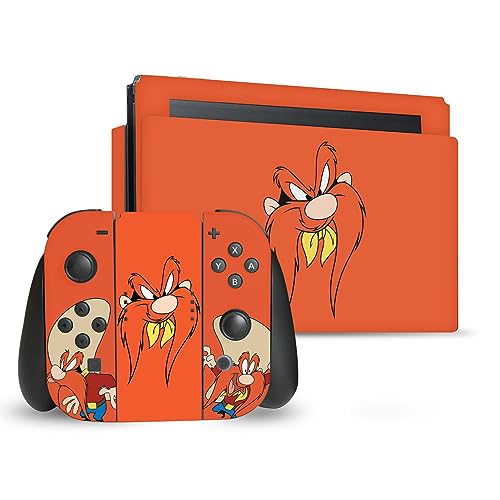 Skin Looney Tunes Yosemite Sam en vinyle pour console Nintendo Switch et manettes Joy-Con