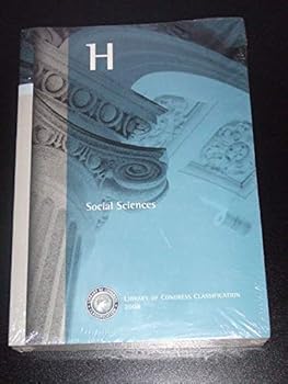 Paperback Library of Congress Classification Schedule 2008: H, Social Sciences Book