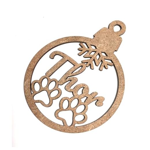 Bolas de Navidad de Madera Personalizada con Nombre. Adornos navideños. Ornamento, decoración para el árbol de Navidad. (Modelo 12)