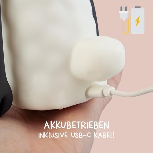 MegaLight LED Nachtlicht Kinder RGB-Farbwechsel | Nachtlicht Baby ohne verschluckbare Kleinteile | Stilllicht dimmbar mit Timer | Nachtlampe für Kinderzimmer Touch USB | Shaun das Schaf