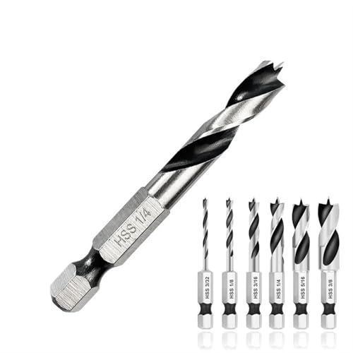 Foret HSS 3/16 pouce anti patinage pour stopper les mèches bloquées