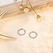 FASACCO 16G Cartilage Hoop Earring 316L Surgical Steel Silver Huggie Hoop Earrings Hypoallergenic Hinged Segment Rings Septum Nose Hoops Daith Conch Helix Tragus Piercing Jewelry 8mm