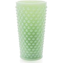 Ice Tea Glass - GiGi Hobnail Pattern - American Made - Mosser Glass USA 1, Jade