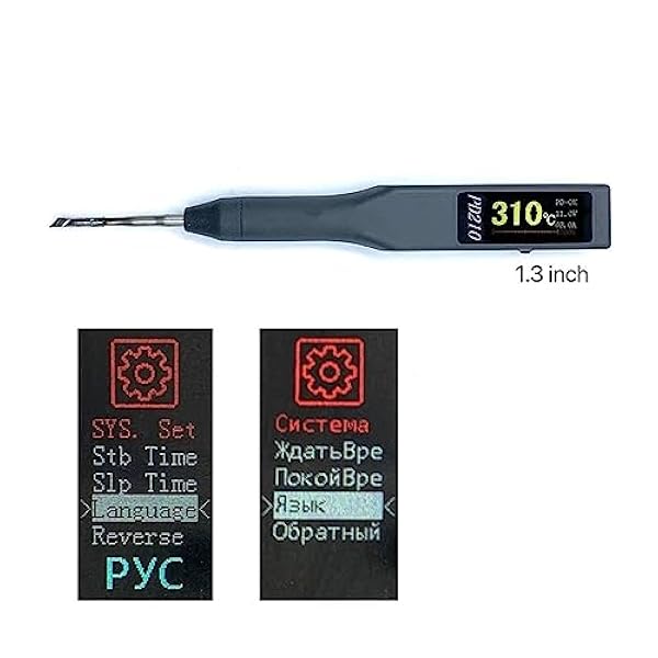 Lödning kit 70W svetspenna 0,96 tums färgskärm, elektroniskt gör-det-själv/svets/elektriskt underhåll for JBC 210-spets, elektroniskt reparationssvetsverktyg