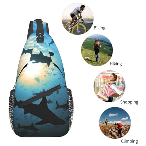 Mochila bandolera diagonal para mujer y hombre miniatura 6