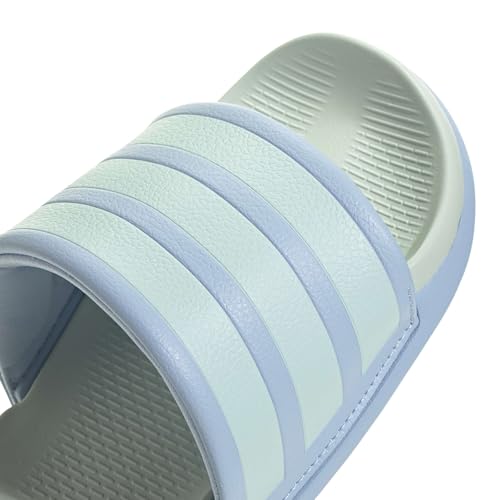 adidas Women's Adilette Comfort 2.0, Blue/Halo Mint/Halo Mint, 9