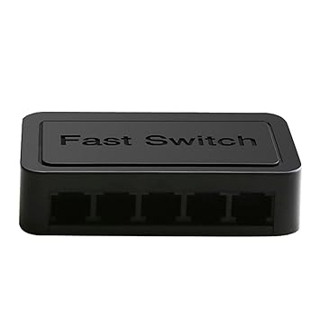 Layfuz 5 Ports 10/100M s Unmanaged Switch Plug and Play Network Switch