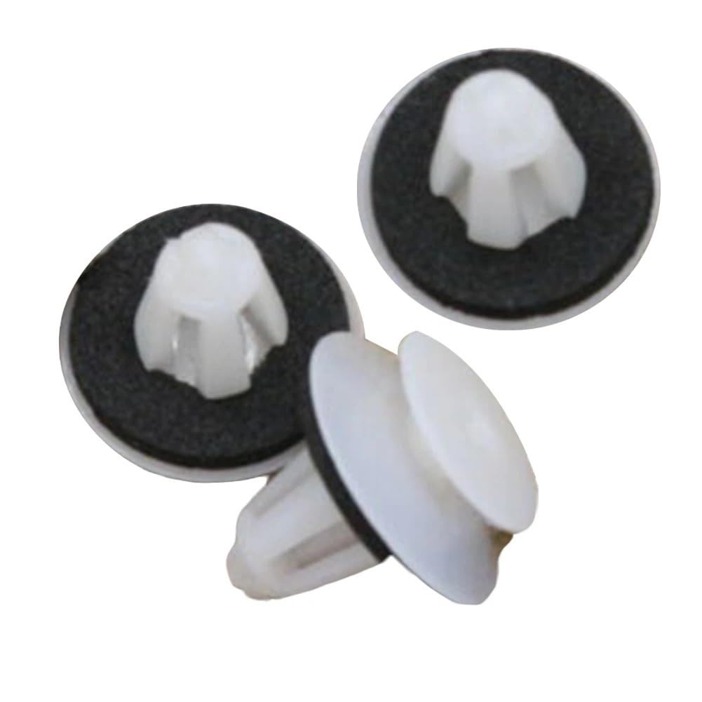 YTQMoreBNZ 30PCS Auto Fastener Clips Car Fixing Clips Inner Door Panel Trim Retainer Nylon White For Mercedes R129 W202 W203 W211