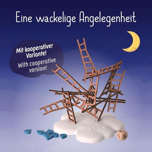 Thames & Kosmos - Catch the Moon - Whimsical-themed Ladder Stacking Game - 1-6 Players - Fun for Adults & Kids, Ages 8+ - 682606 - Image 3