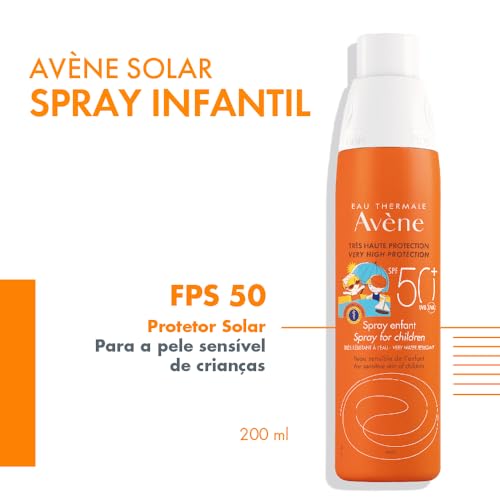 Protetor Solar Avène Infantil FPS 50 Spray com 200ml