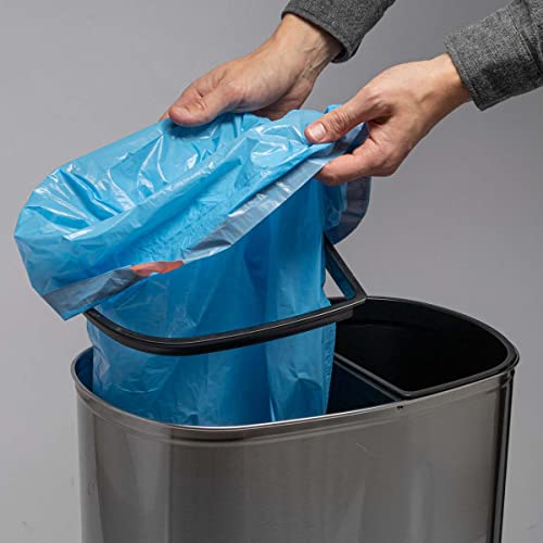 BluMill Pattumiera da 50L con sensore, in acciaio