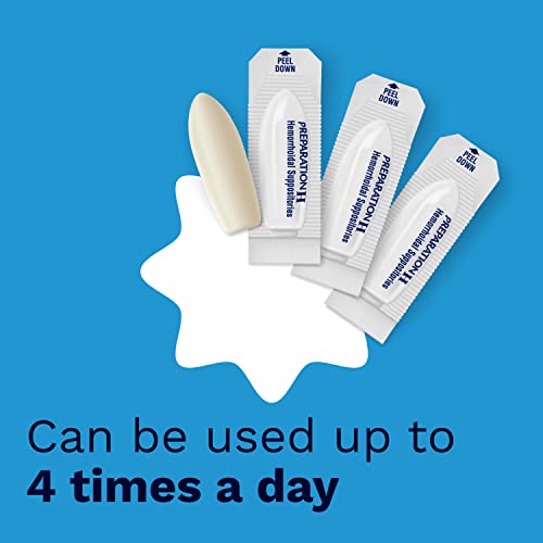 Preparation H Hemorrhoid Symptom Treatment Suppositories, Burning, Itching And Discomfort Relief (48 Count) #TOP4