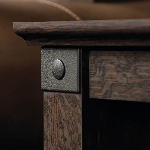 Sauder Carson Forge Side Table, Coffee Oak Finish #TOP7