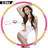 NEOWEEK | Upgraded | Weighted Hoola Hoops for Exercise - 2.2lb, Professional Adult Hoola Hoop for Weight Loss