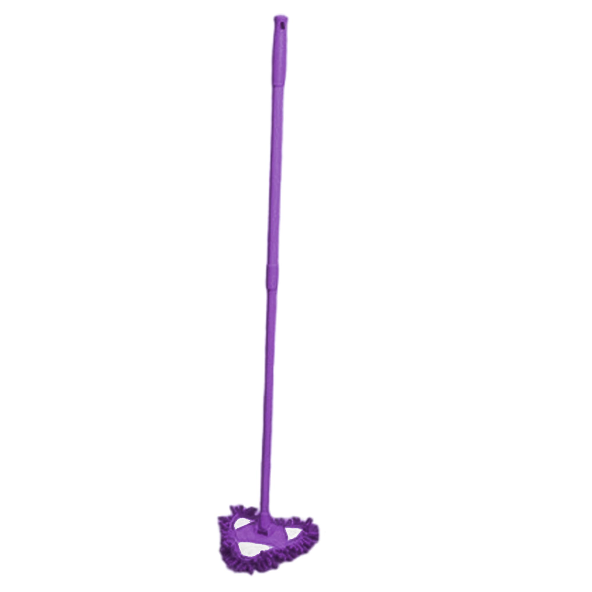 Ngbbby Mini Mop 180掳 Rotatable Triangle Mop with Telescopic Handle Wall Cleaner for Bathroom Floor