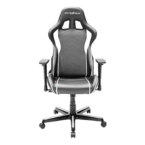 DXRacer OH/FH08/NW F08-NW stoel, polyurethaan, zwart/wit, M