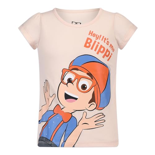Blippi Girls 3 Pack Short Sleeve Shirts for Toddlers and Big Kids2