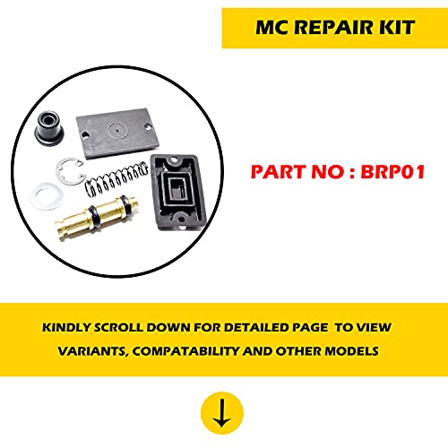 Image of NIKAVI BRP01 Brake Master Cylinder Caliper Repair Kit Compatible for TVS Apache (Old Models)