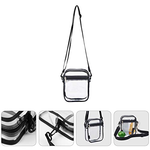 Amosfun 1 Pc Pvc Woman Bag Versátil Bolsa de Ombro Elegante Bolsa de Ombro (Transparente)