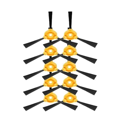 TINGELWQAXC 4pcs Vacuum Cleaner Side Brush，Compatible For ECOVACS Deebot 500 N79S N79 N79W(10pc side brush)