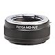 FOTGA Objektivadapter Konverter Ring für Minolta MD Mount Objektiv Lens to Z-Mount Mirrorless Kamera, Kompatibel mit Nikon Z50 Z30 Z9 Z8 Z7II Z6II Z7 Z6 Z5 Zf Zfc Full Frame Spiegellose Kamera