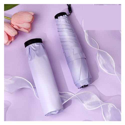 RENEESME Umbrellas for Rain Manual Portable Light Umbrella Women's Large Folding Sun Umbrella Strong Umbrella for Wind and Rain(C)