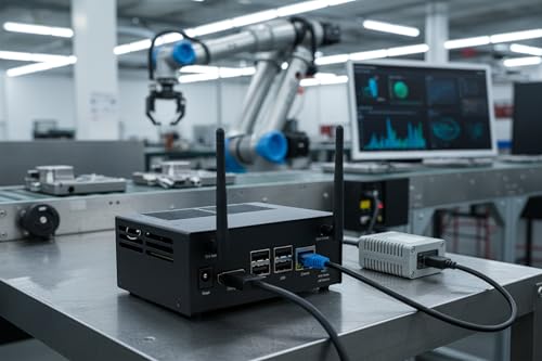 Caja para Kit de Desarrollo NVIDIA Jetson Orin Nano Super – Carcasa de aluminio con ventilación y montaje VESA miniatura 5
