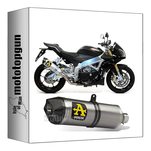 Echappement Arrow Race-Tech aluminium et carbone pour moto Aprilia Tuono V4-R