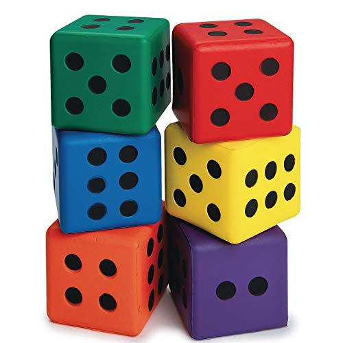 S&S Worldwide Large Foam Dice Set