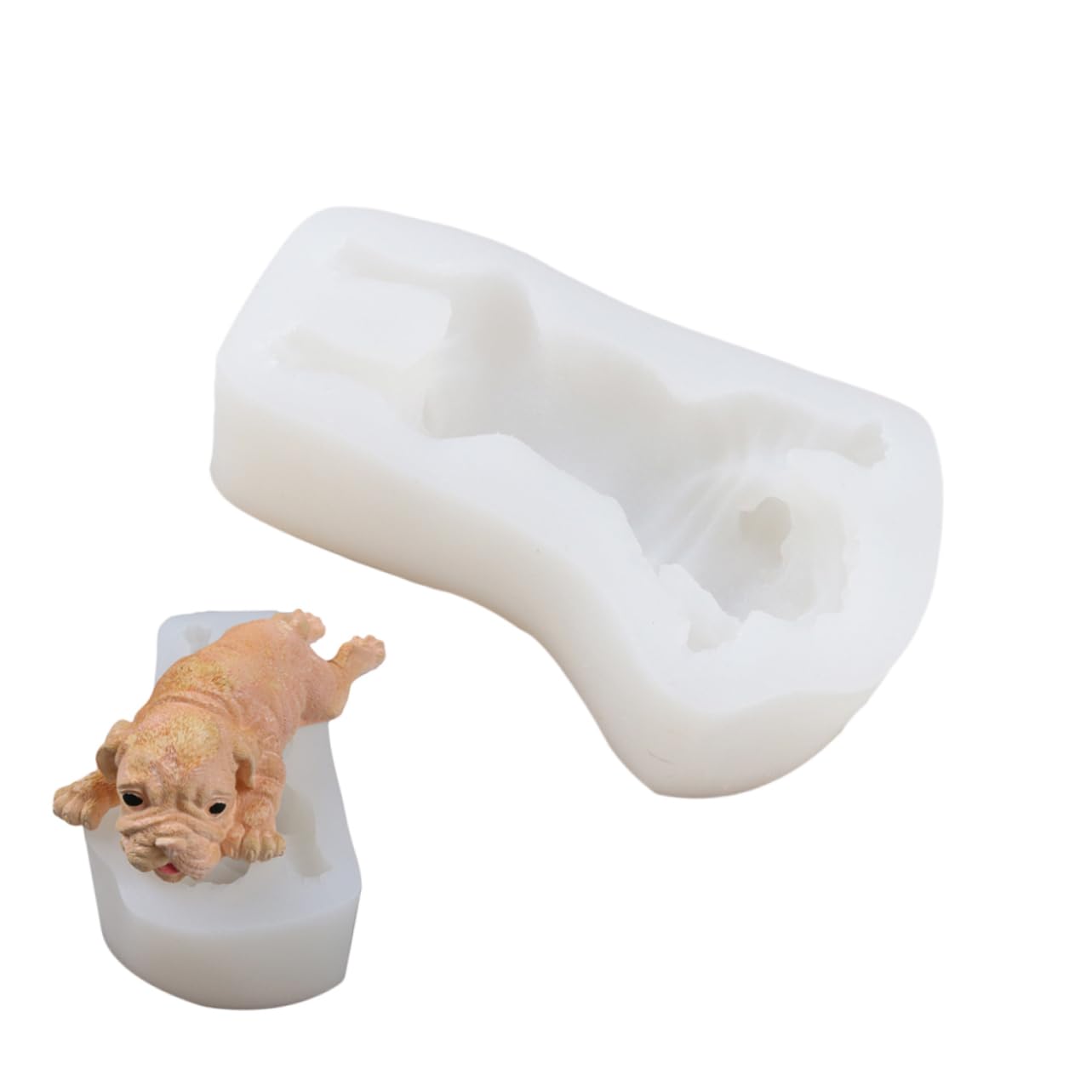 Stampo in Silicone per Decorazioni Torta, Forma Shar Pei Inglese | Odori, Superficie Antiaderente, 4 Pollici, per Cioccolato, Gumpaste e Caramelle