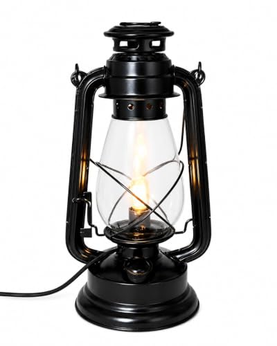 Celestiall Encanto Lantern | Vintage Electric Hurricane Lamp | Bl...