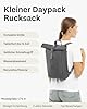 Johnny Urban Rucksack Damen & Herren Klein Grau - Robin Small - Kleiner Rolltop Daypack mit 12 Zoll Laptopfach - Tagesrucksack für Uni City Business - Wasserabweisend #1