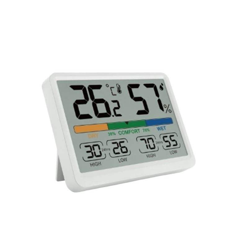 Digital Hygrometer Indoor Household Magnetic Tape Clock