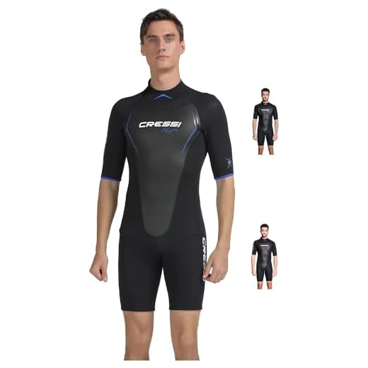 Cressi Altum Wetsuit Man 3mm - Shorty oder Einteiliger Neoprenanzug für Herren