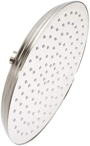 Signature Hardware 449608 2.5 GPM 10" Wide Traditional Rain Shower Head - Brushed Nickel