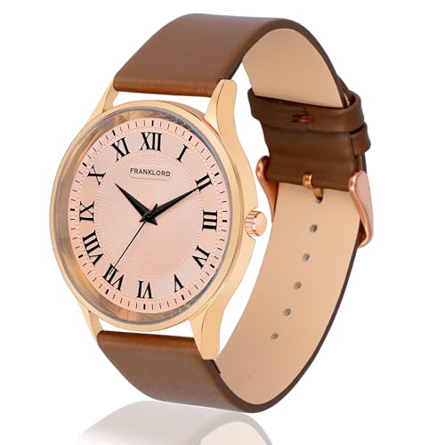 Image of Franklord Super Star Roman Series Analog Watch - for Men | Sports Band Soft Silicone Sport Wristband | Unisex-Adult Watch