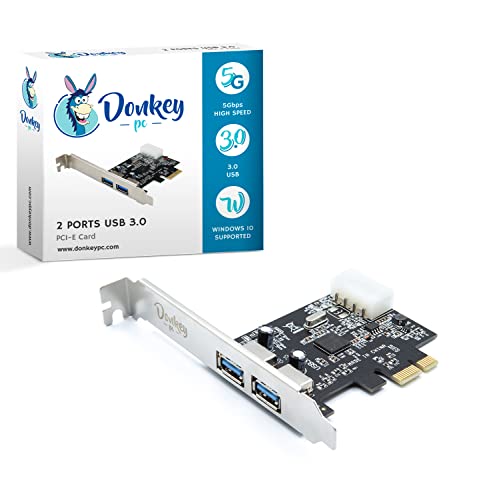 Carte D'Extension PCI Vers USB 2.0 4 Ports Externes + 1 Interne - Chipset NEC