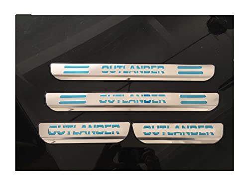 Fit For Outlander 2013 2014 2015 2016 Stainless Steel Door Sill Strip Welcome Pedal Trim Auto Car-St