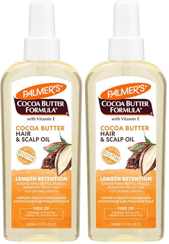 Palmer's Cocoa Butter & Biotin Length Retention Scalp Oil (2 × 5.1 oz)