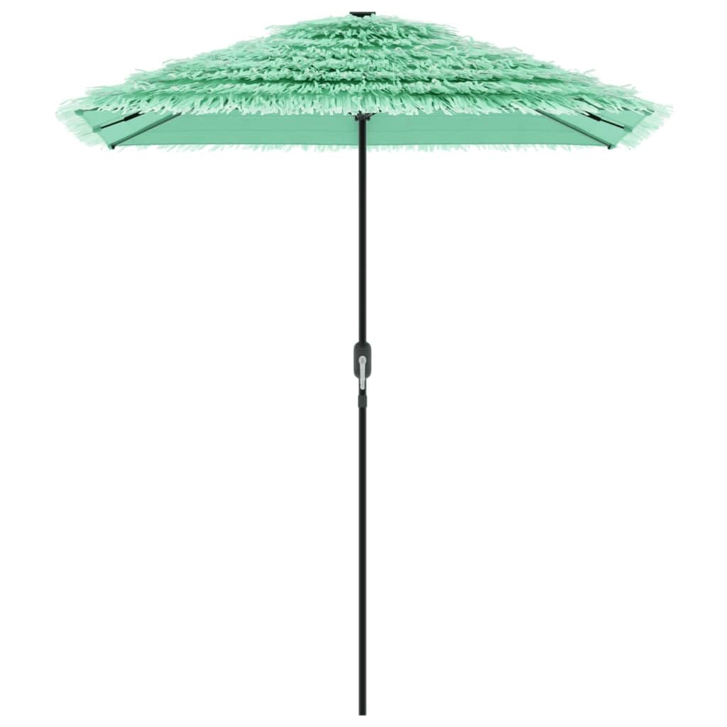 Homgoday Sombrilla de jardín con Poste de Acero Verde 300x200x250 cm Sombrilla Terraza Exterior, Sombrilla Jardín Grande Orientable Jardín Parasol Balcón