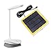 KK.BOL Solar Desk Lamp Three Levels Dimmable Led Table Lamp for Reading Bedside Light Night Light