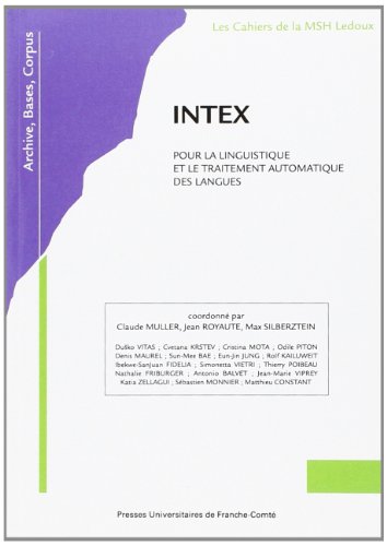 Preisvergleich Produktbild INTEX : Pour la linguistique et le traitement automatique des langues
