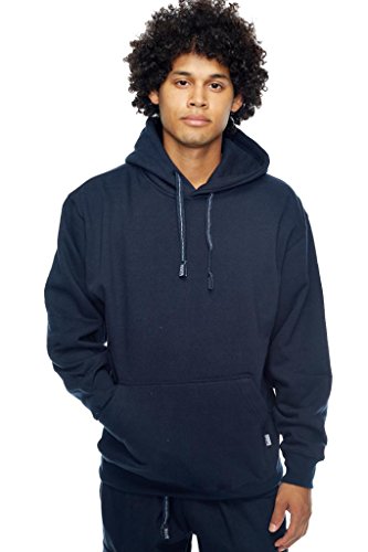 Pro Club Men's Heavyweight Pullover Hoodie (13oz), Large, Navy