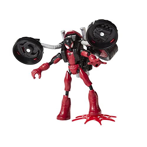 Spider-Man Marvel Bend and Flex Figure with Motorcycle #TOP27
