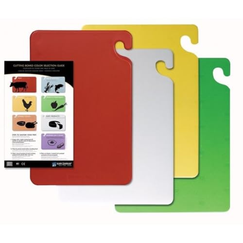 Set de Tablas de Cortar rectangular San Jamar 45x30 cm miniatura 3