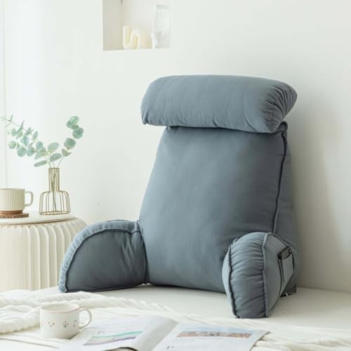 Coussin de lecture contre le mal de dos au lit ou canapé