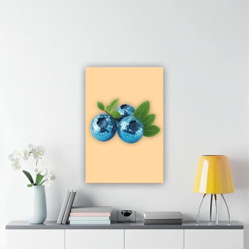 Impression disco myrtille poster fruité tendance grand format 50x76cm