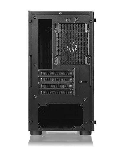 Image of Thermaltake Versa H18 Tempered Glass Black Spcc Micro ATX Gaming Computer Case CA-1J4-00S1WN-01