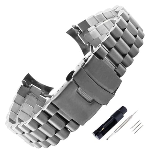 Bracelet de montre 22mm acier inoxydable pour sublimer votre style du bureau aux soirées