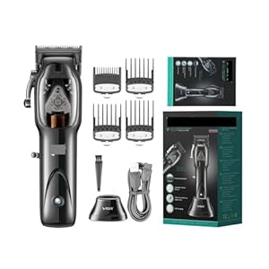 Razor V-G-R Original Hair Clipper Professional Hair Trimmer Haircut Adjustable Hair Cutting Machine Barber Clipper for Men V-653 Hair Straightener(with Box)